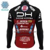 Maglia 2022 Androni Giocattoli Manica Lunga Winter Invernale Rosso Nero
